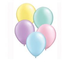 11" Qualatex Pearl Pastel Plain Latex Balloon 25 Pack