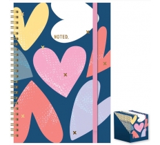 Stat A5 Wiro Notebook Cross My Heart