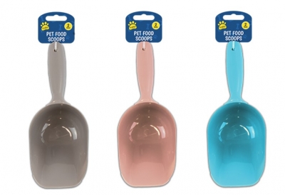 Pet Food Scoop 2 Pack ( Assorted Colours )