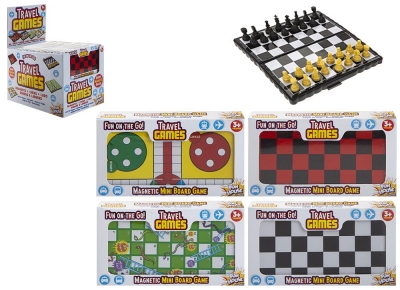 Magnetic Travel Games 4 Assorted Games