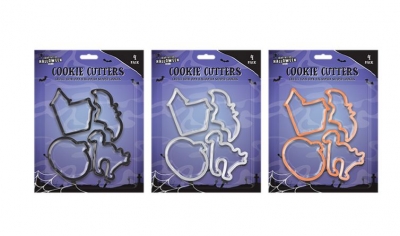 Halloween Plastic Cookie Cutters 4 Pack