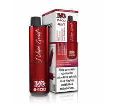 IVG 2400 Pomegranate Edition 4 In 1 Disposable Vape