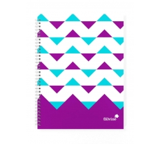 Silvine A4 Twinwire Stripes Notebook 75Gsm 160 Pages