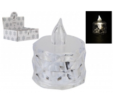 Crystal Battery Operated Tealight Candle