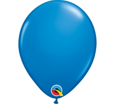 Qualatex 5" Plain Latex Round Dark Blue 100Ct