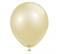 Kalisan 18" Aura Antique Gold Latex Balloon 25 Pack