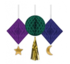 Eid Honeycomb Decorations - 6 Pack g