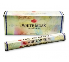 Hem WHITE MUSK 20 Incense Sticks X 6 Pack