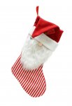 Stocking Striped 40Cm Gnome With Hat