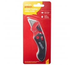 Amtech Folding Plastic Utility Knife