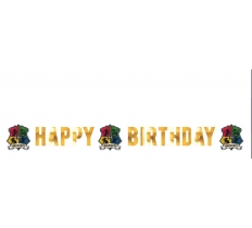 Harry Potter Houses Letter Banners 1.8m x 13cm - 6 Pack