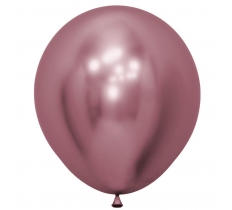 Reflex Pink Latex Balloons 18"/45cm- 15 Pack