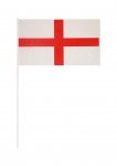 St Georges England Hand Flag With Stick ( 29cm X 17cm )