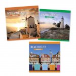 2026 Calendar Sq Beach Hut, Light House & Windmill
