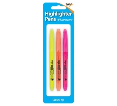 Tiger Highlighter Pens 3 Pack
