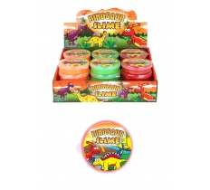 Dinosaur Slime Tubs 7cm x 2cm ( Assorted Colours )