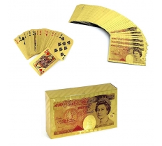 Deluxe Gold Playing Cards With Display Box