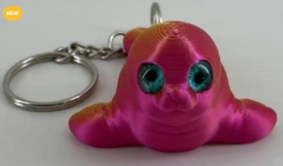 3D Printed Octopus Keyring Toy