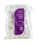 Pretty 100 White Cotton Balls In Polybag