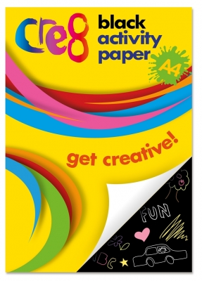 A4 Black Activity Paper 50 sheets
