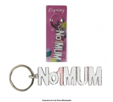 No 1 Mum Keyring
