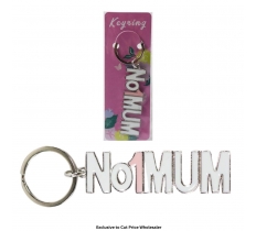 No 1 Mum Keychain