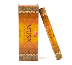 Hem Musk Hindu 20 Incense Sticks X 6 Pack