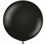 Kalisan 24" Standard Black Latex Balloons 2 Pack