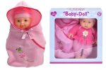 9" Vinyl Baby Doll With Carry Bag In Window Box