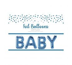 BABY FOIL BALLOON IN BLUE