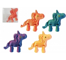3D Printed Standing Unicorn With Eyes 9cm Toy