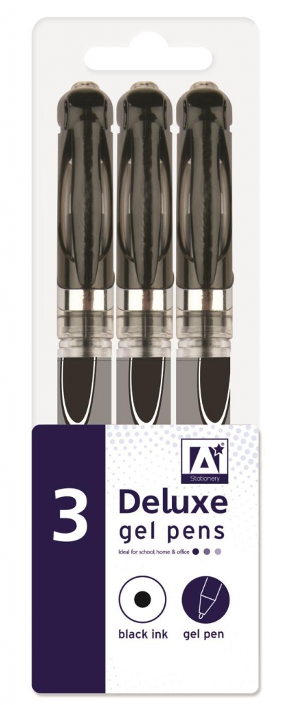Deluxe Gel Pens 3 Pack - Click Image to Close