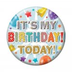 Badges 5.5cm - Happy Birthday Open