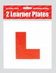 County All Magnetic Learner Driver Red L Plates 2 Pack