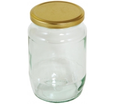 TALA ROUND PICKLING JAR GOLD SCREW LID 900G/32OZ