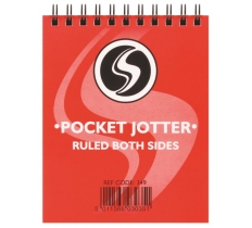 Silvine Twin Wire Bound Pocket Jotter 102mm X 127mm 96 Pages