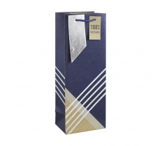 Modern Male Kraft Bottle Bag