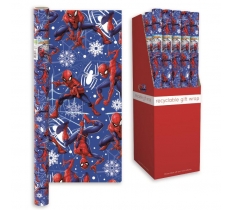 Marvel Spiderman Christmas Wrapping Paper 69cm