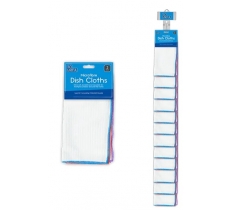 Microfibre Dish Cloth 3pk With Clip Strip