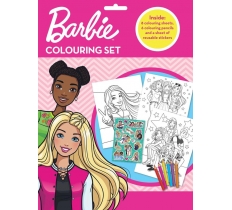 Barbie Colouring Set