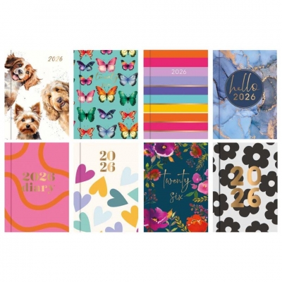 2026 Diary Pocket WTV 8 Assorted