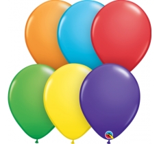 Qualatex Bright Rainbow 5" Latex Balloon 100 Pack