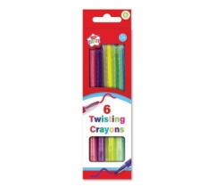 6 Twisting Crayons