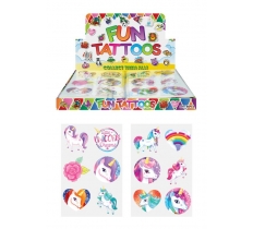 Mini Unicorn Temporary Tattoo Sheets X 96PC