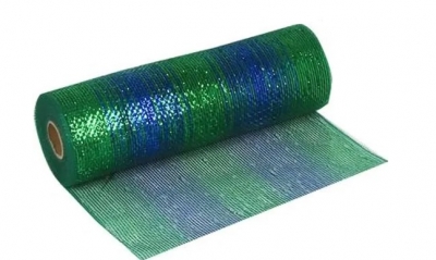 Deco Mesh Peacock Blend 25cm x 9.1m (10yds) Pattern No.268