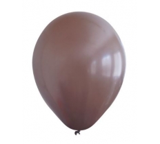Kalisan 5" Standard Chocolate Brown Latex Balloon 100 Pack