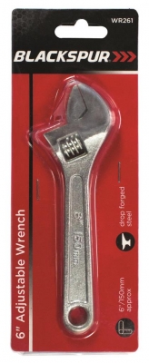 Blackspur 6" Adjustable Wrench