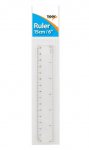 15cm/6inch Shatter Resistant Ruler - Clear