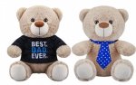 Fathers Day 8" Best Dad Ever Bear ( Assorted Designs )