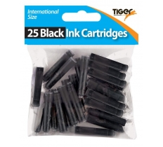 TIGER BLACK INK CARTRIDGES 25 PACK